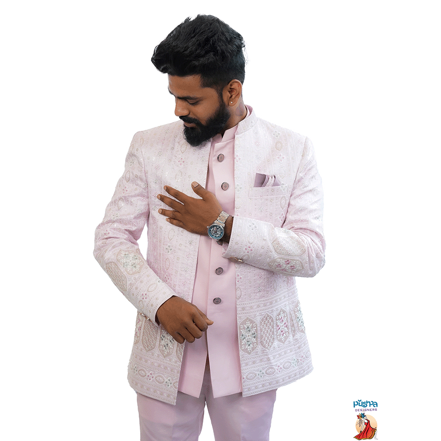 Pink Indo-Western view 3