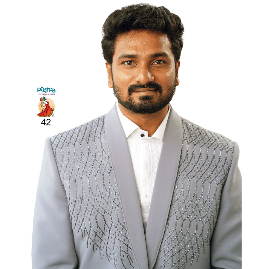 Light Grey Designer Suit view 3