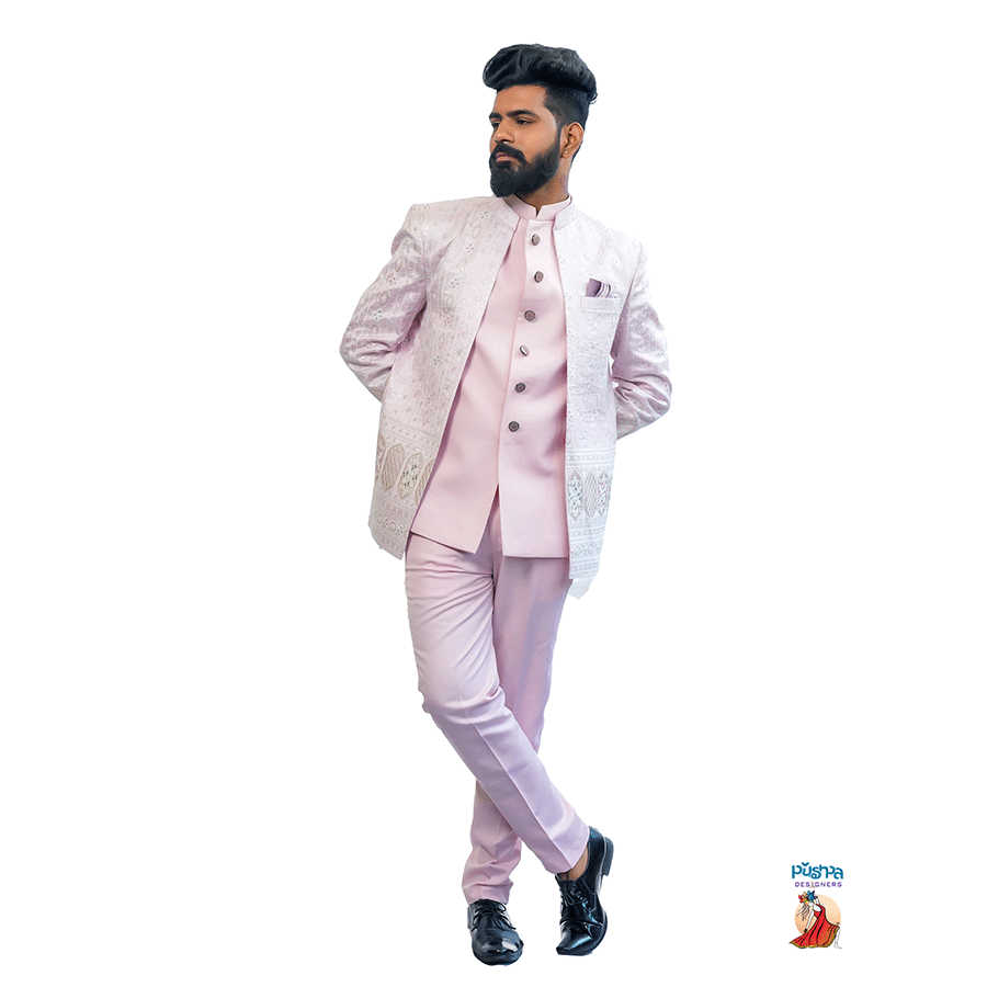 Pink Indo-Western view 2